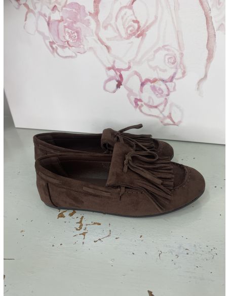 Mocasín marrón chocolate