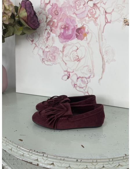 Mocasín burdeos