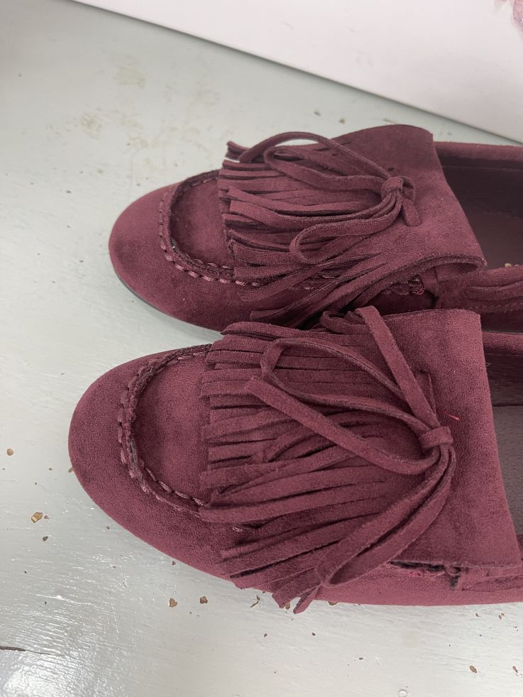 Mocasín burdeos