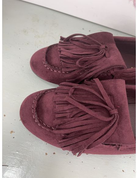 Mocasín burdeos