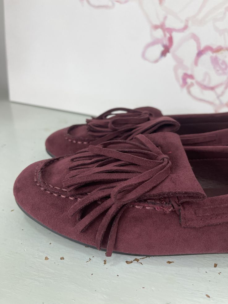 Mocasín burdeos
