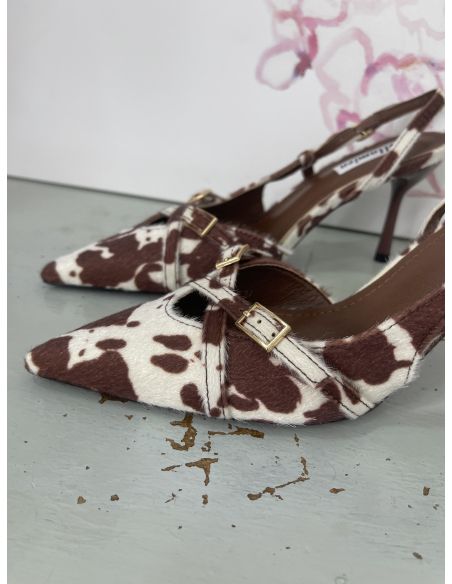 Zapatos destalonado vaca