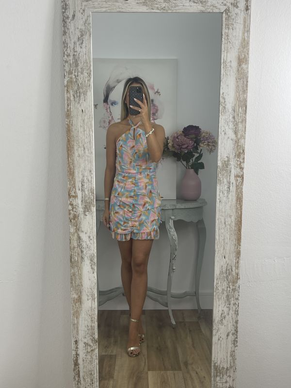 Vestido Giyer tonos pastel