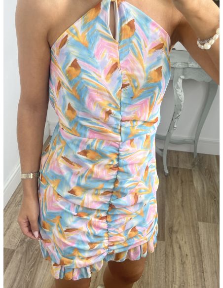 Vestido Giyer tonos pastel