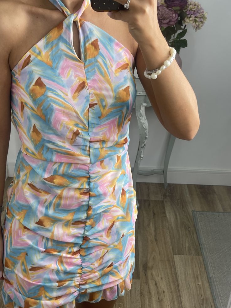 Vestido Giyer tonos pastel