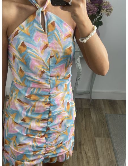 Vestido Giyer tonos pastel