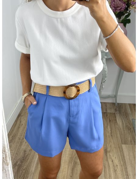Camiseta Básica blanca cuello a la caja