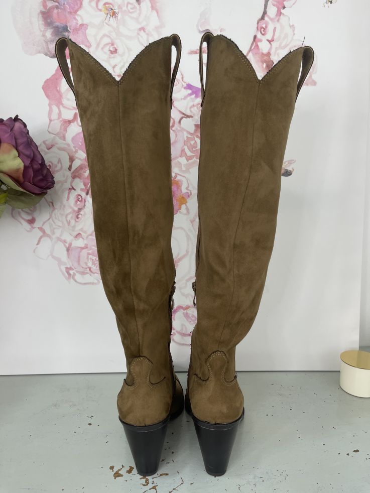 Botas Cowboy caña alta camel