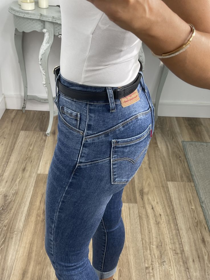 Cinturón ajustable negro