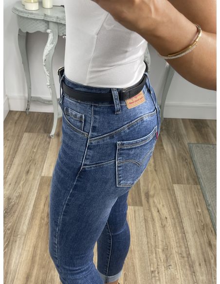 Cinturón ajustable negro