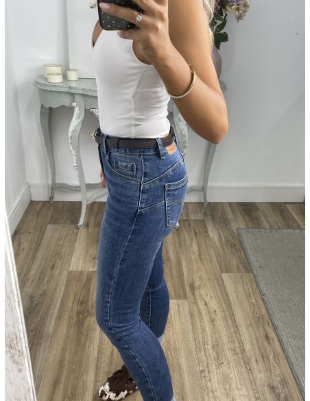 Cinturón ajustable chocolate