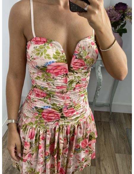 Vestido Caudalin rosa