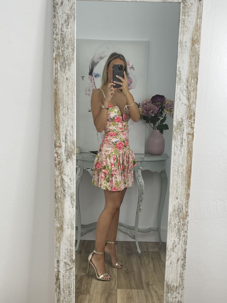 Vestido Caudalin rosa