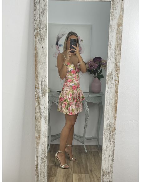 Vestido Caudalin rosa