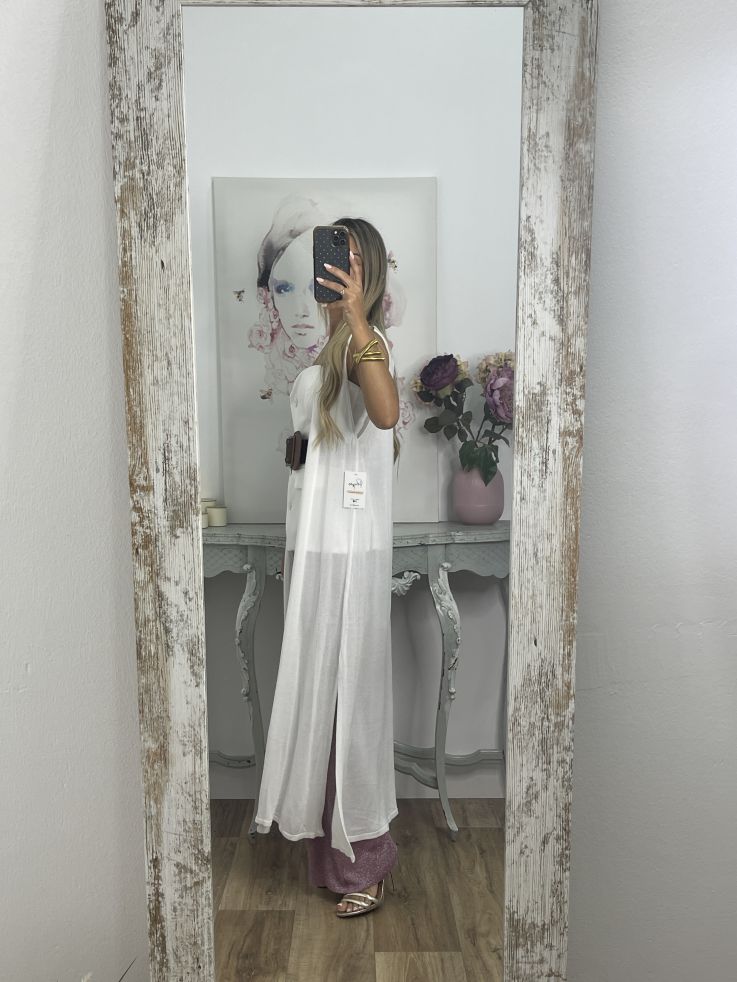 Chaleco Malena blanco