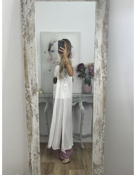 Chaleco Malena blanco