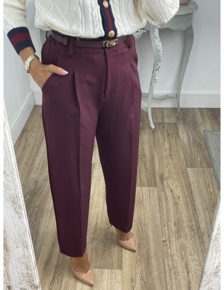 Pantalón Lu burdeos