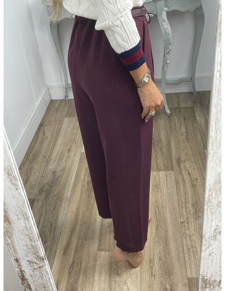 Pantalón Lu burdeos