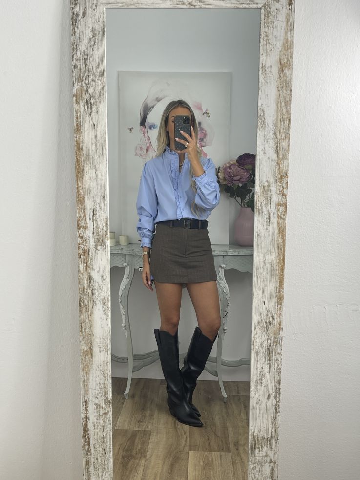 Camisa Gloria celeste