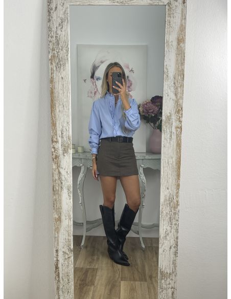 Camisa Gloria celeste