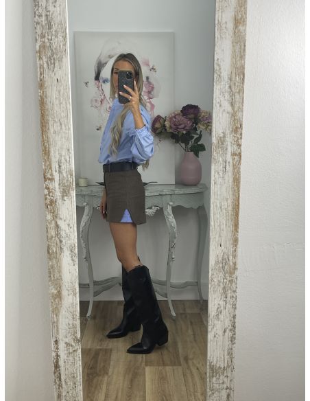 Camisa Gloria celeste