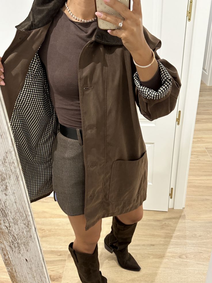 Chaqueta Inglés chocolate