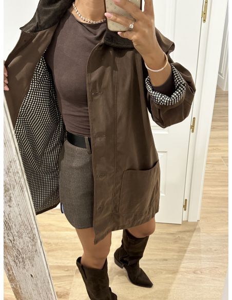 Chaqueta Inglés chocolate