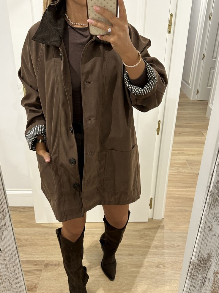 Chaqueta Inglés chocolate