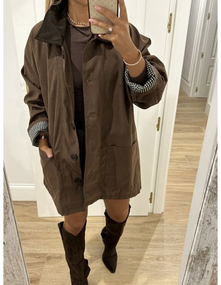 Chaqueta Inglés chocolate