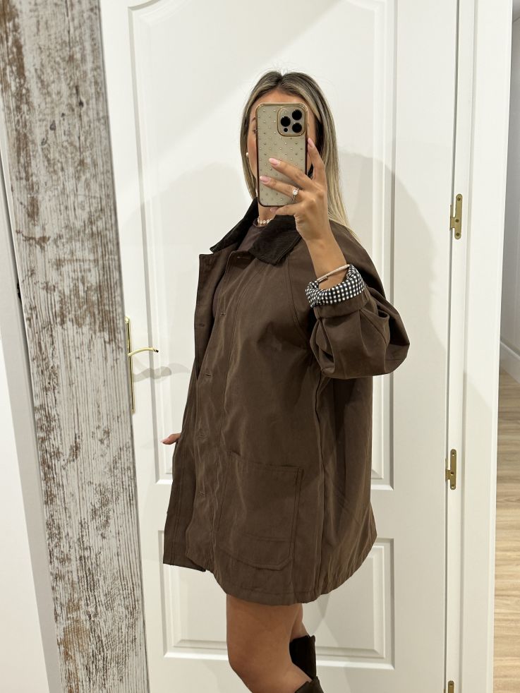 Chaqueta Inglés chocolate