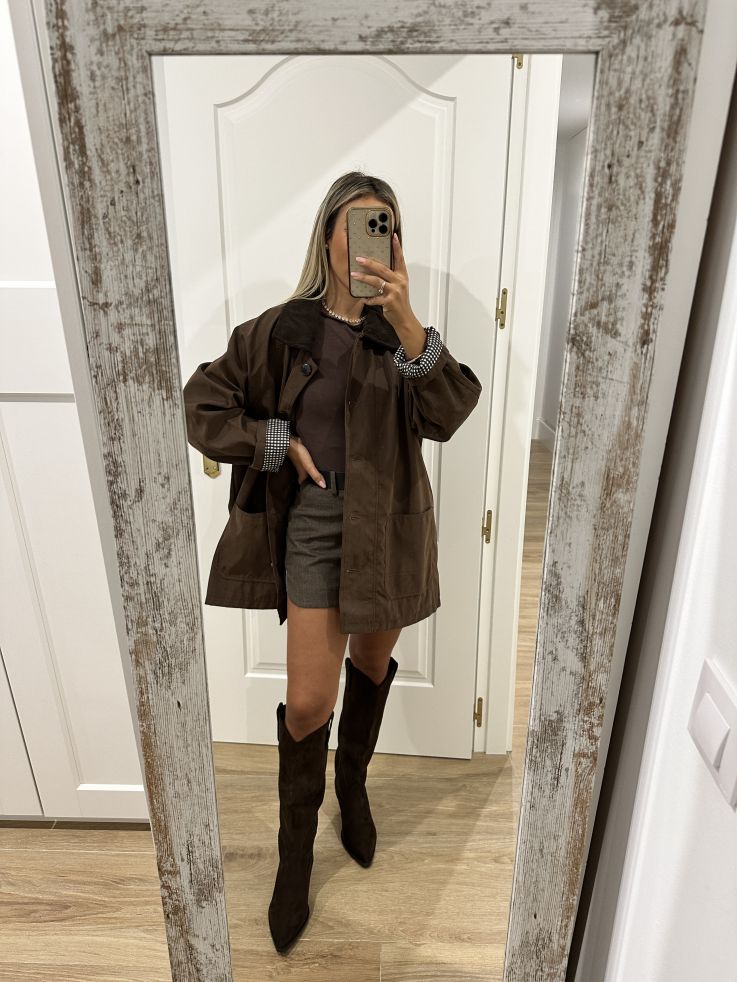 Chaqueta Inglés chocolate