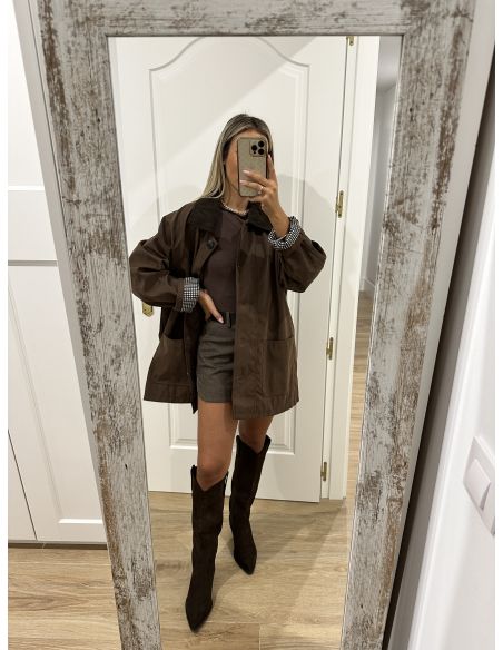 Chaqueta Inglés chocolate