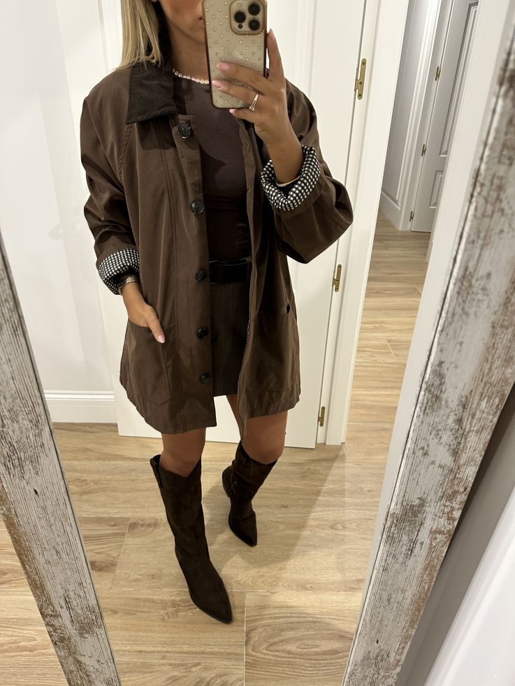 Chaqueta Inglés chocolate