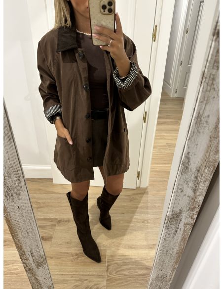 Chaqueta Inglés chocolate