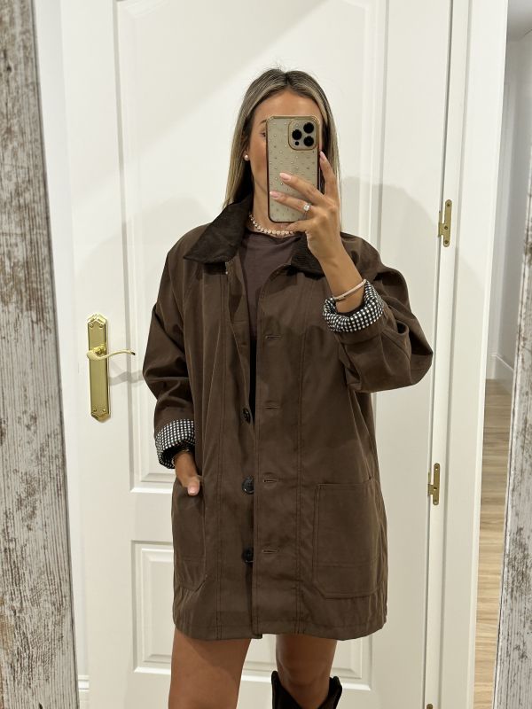 Chaqueta Inglés chocolate