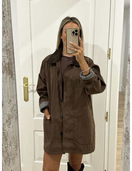 Chaqueta Inglés chocolate