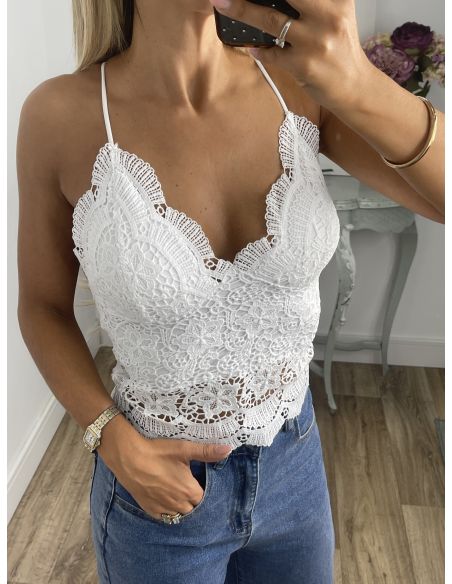 Bralett blonda blanco