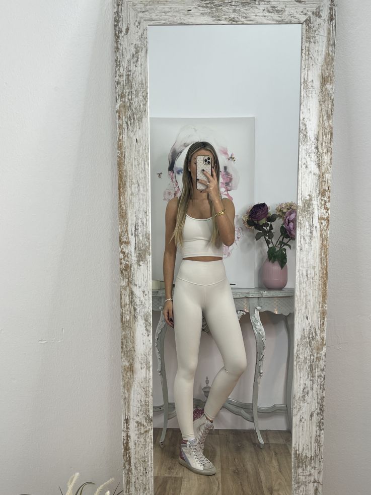 Leggins hielo tiro alto liso Leggins hielo tiro alto liso