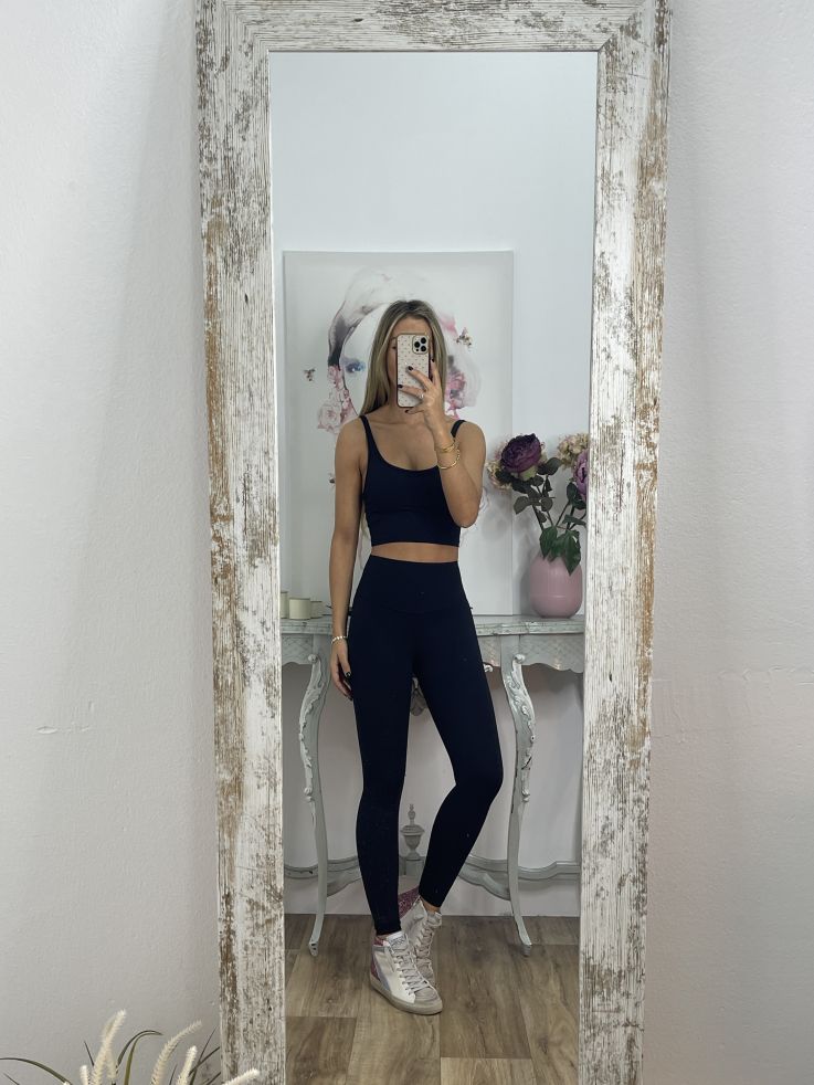 Leggins negro tiro alto liso