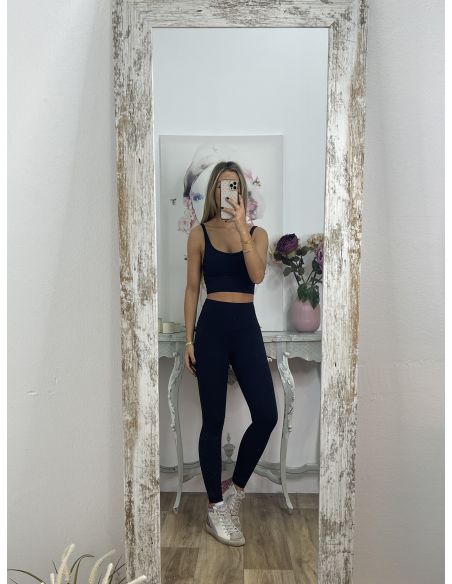 Leggins negro tiro alto liso