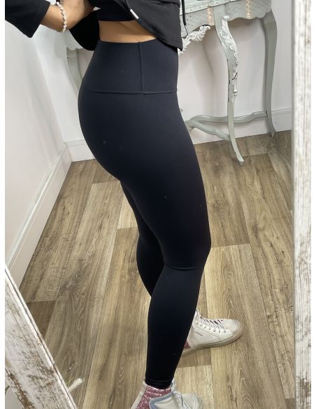 Leggins negro tiro alto liso
