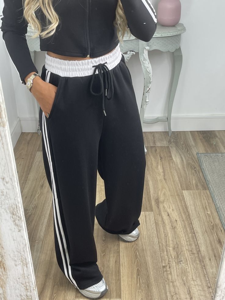 Conjunto Sport negro con sudadera