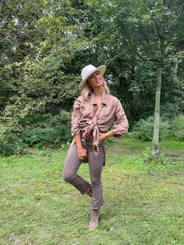 Jeans Paloma choco Capri