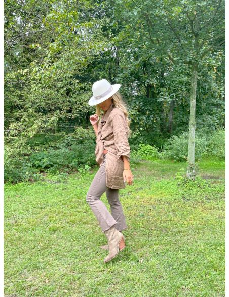 Jeans Paloma choco Capri