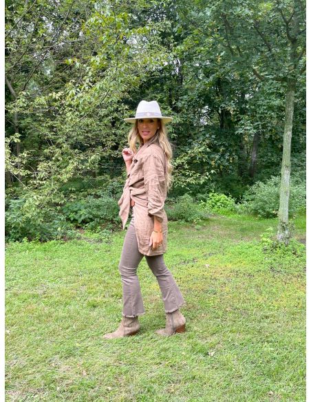 Jeans Paloma choco Capri