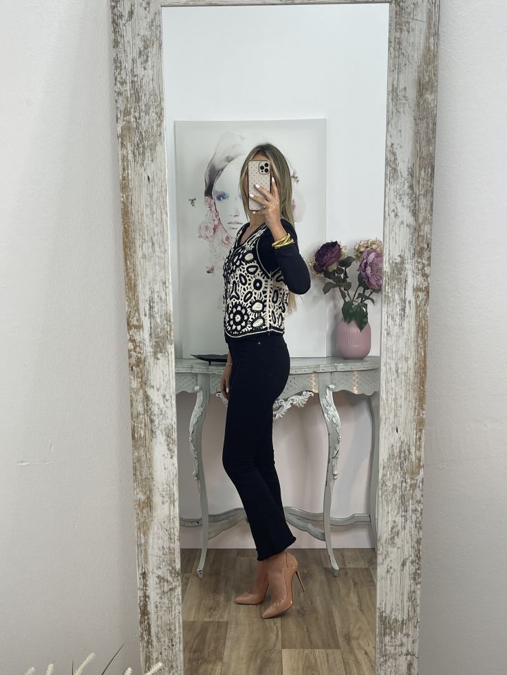 Jeans Paloma Capri negro