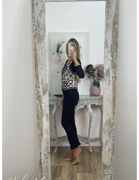 Jeans Paloma Capri negro