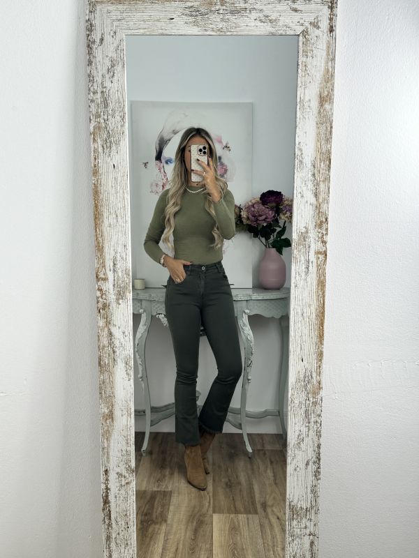 Jeans Paloma kaki Capri