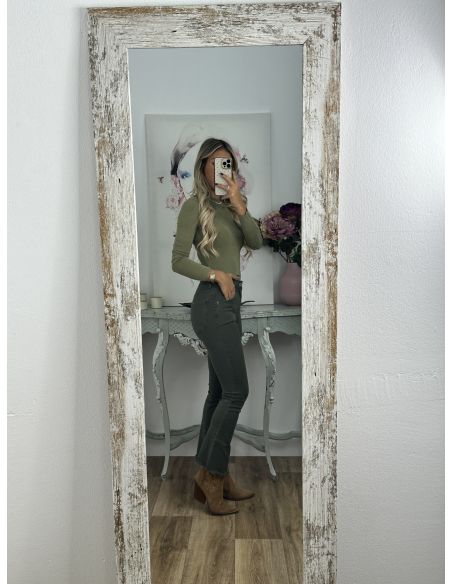 Jeans Paloma kaki Capri