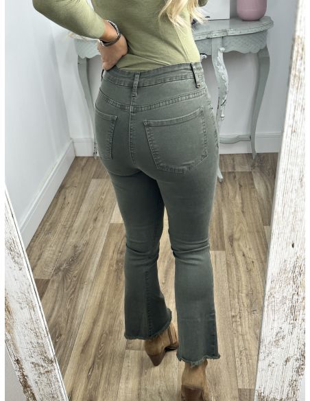 Jeans Paloma kaki Capri